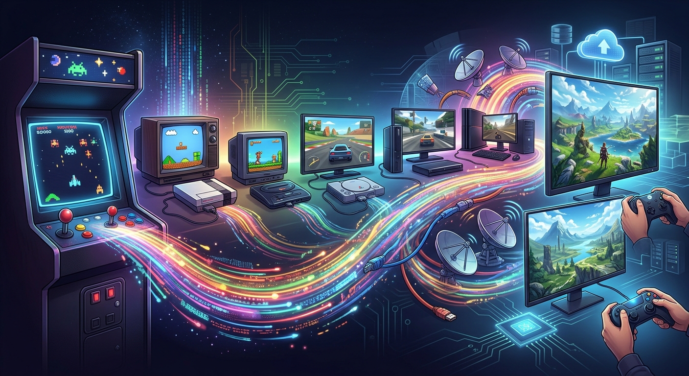 Ilustrasi evolusi industri game